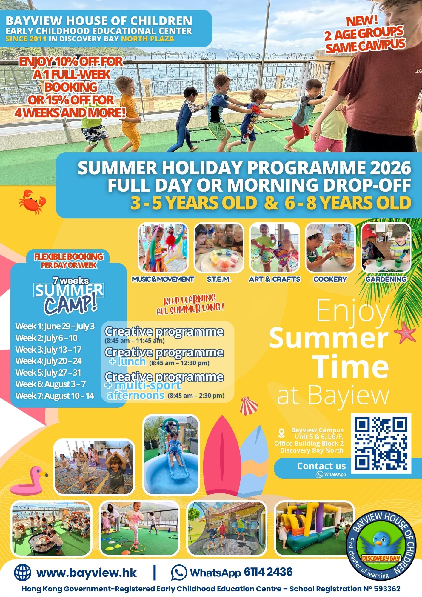 Summer Holiday Camp 2026 Poster